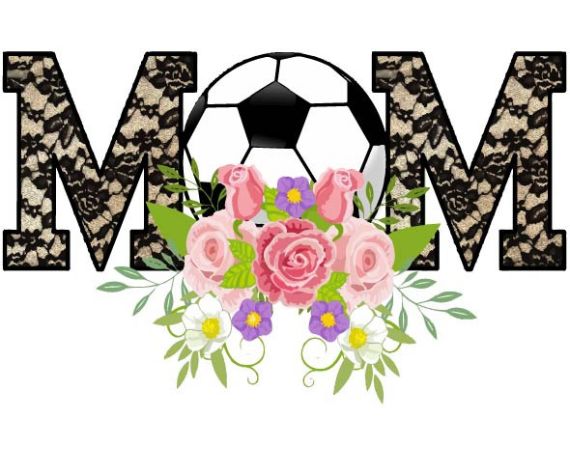 Soccer Mom with Lace and Flowers