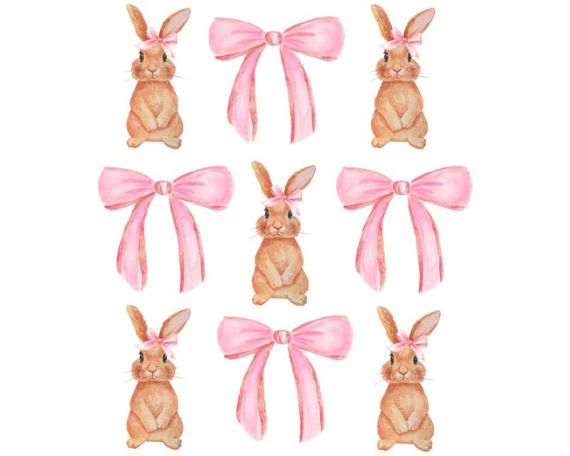 Easter Bunny with Bows