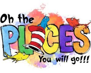 Dr. Seuss Oh The Places You Will Go