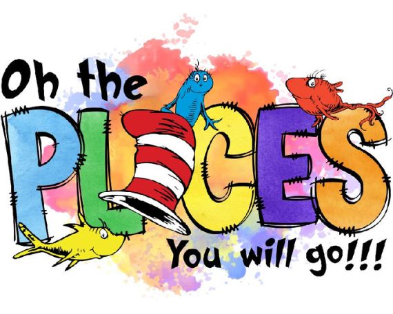 Dr. Seuss Oh The Places You Will Go