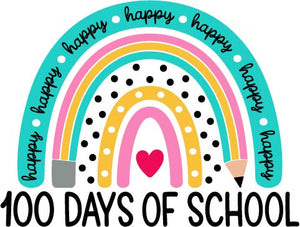 100 Days of School Rainbow