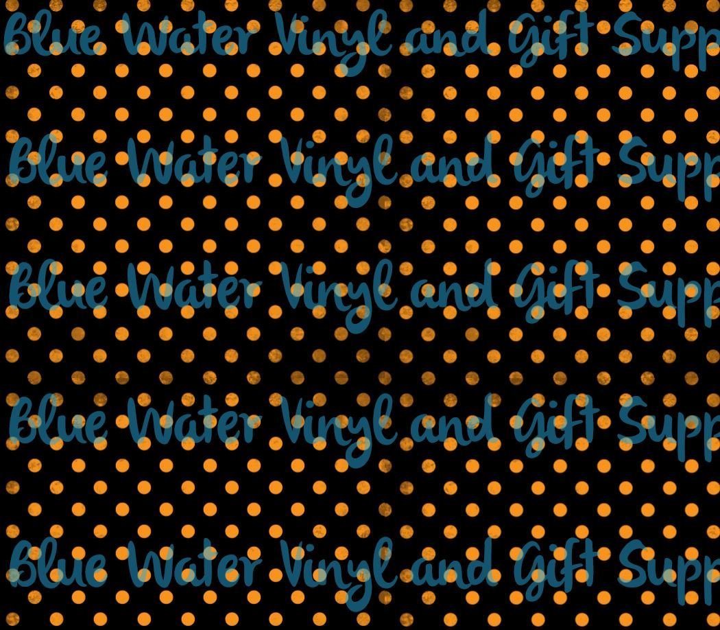 Orange dots on black