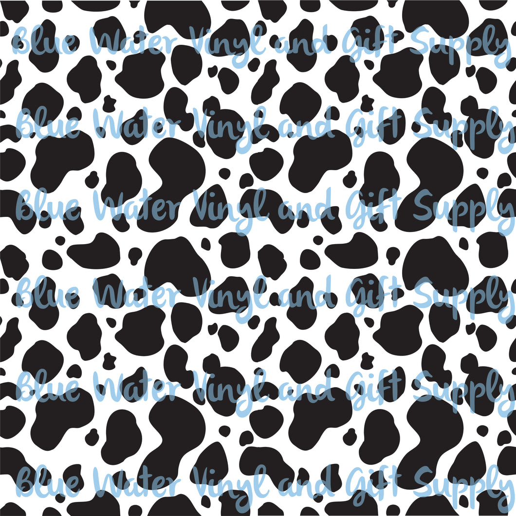 Cow Pattern Black and White