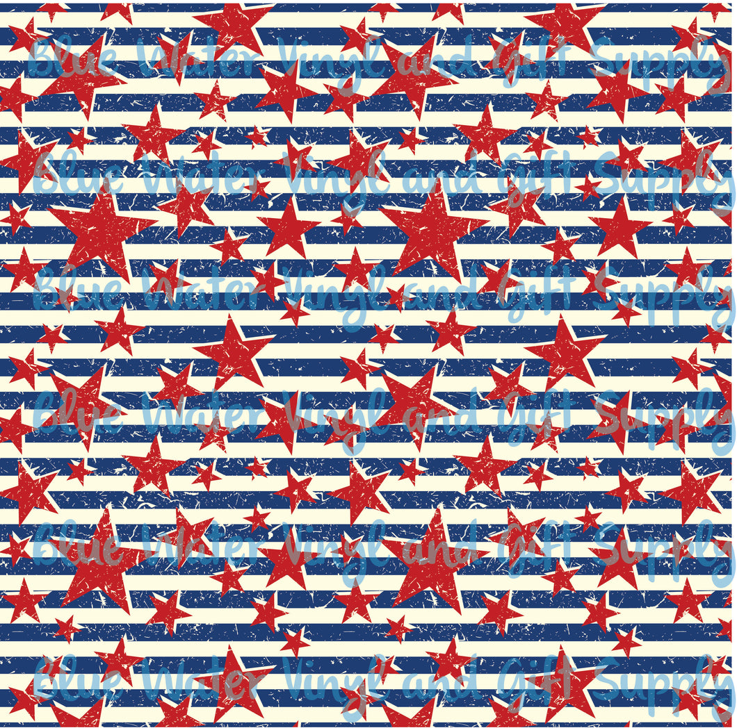 Flag Stars Scattered