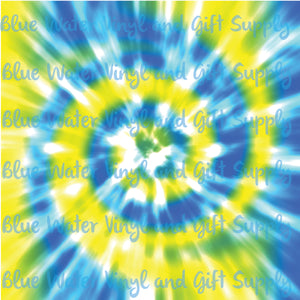 Tie Dye Yellow and Blue