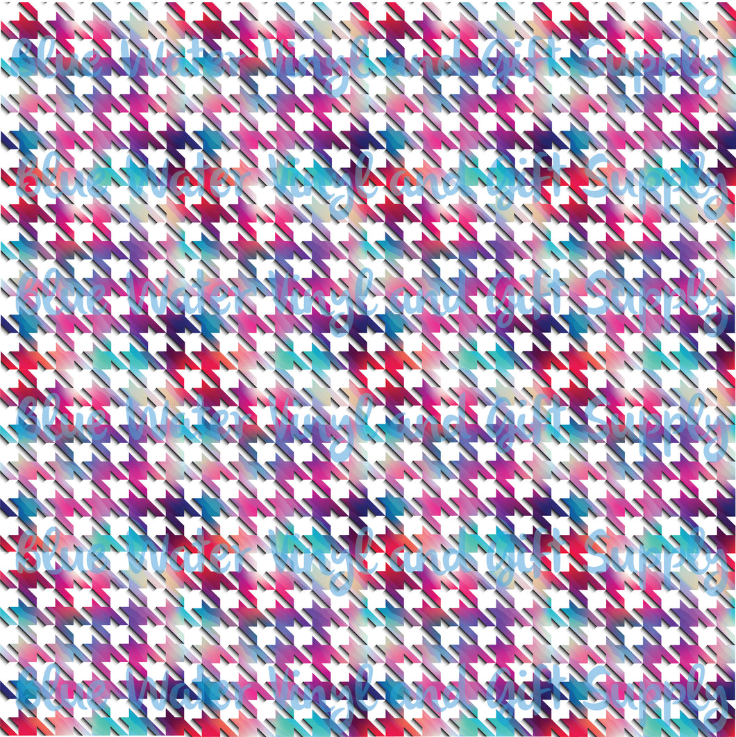 Houndstooth colorful
