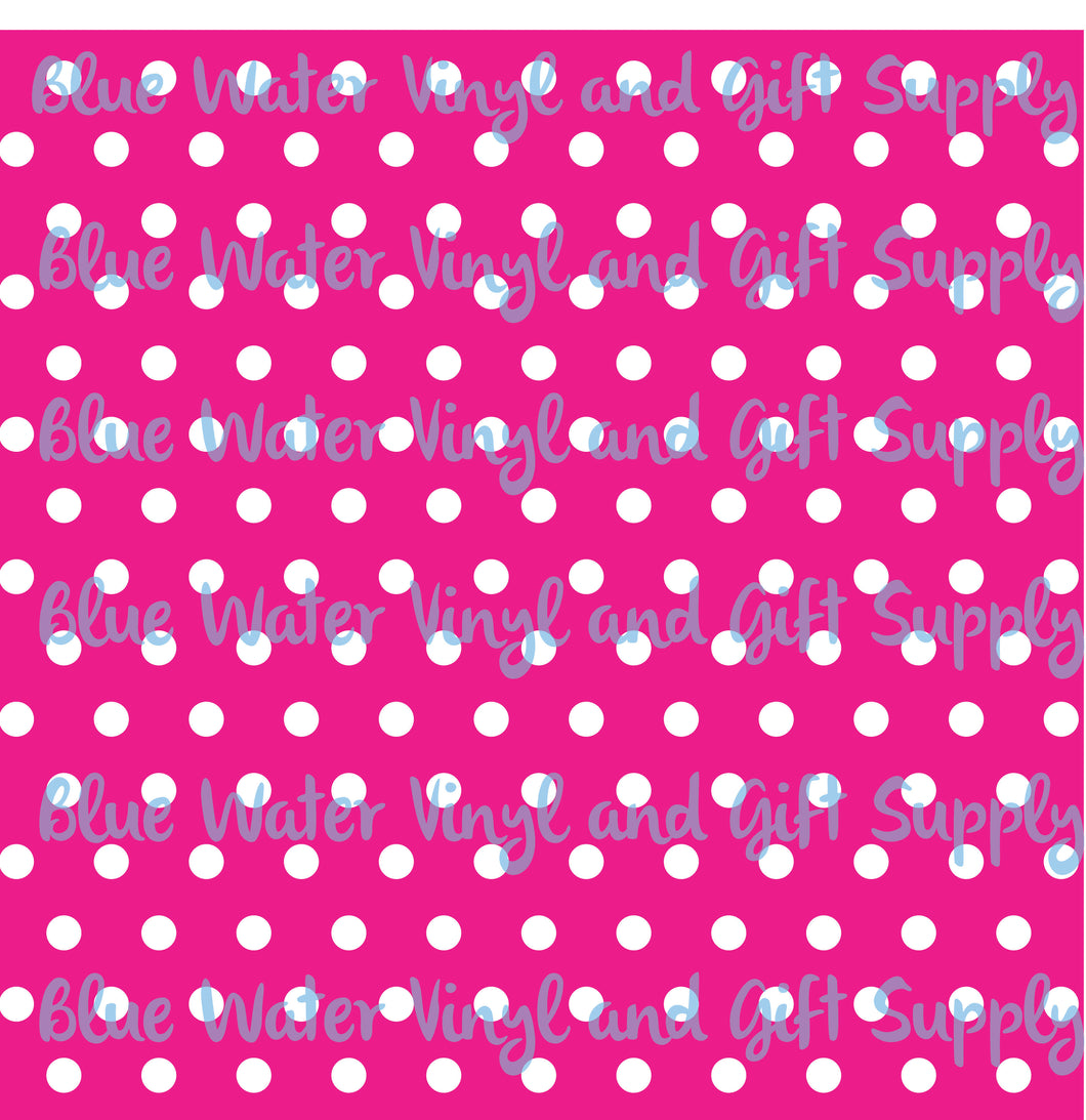 Polka Dots Hot Pink