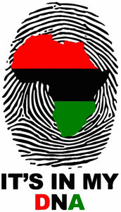 Black History Fingerprint It's In My DNA