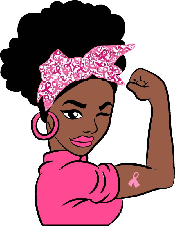 Breast Cancer Fighter Strong Woman