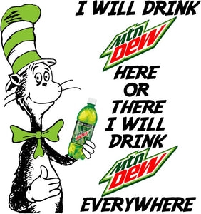 Dr. Seuss Cat In the Hat Mountain Dew