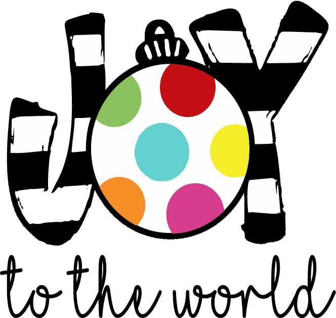 Christmas JOY to the World (colorful)