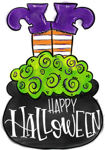 Happy Halloween Witches Cauldron