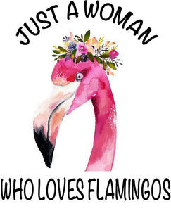 Just a Woman Who Loves Flamingos