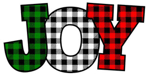 Christmas JOY (Buffalo Plaids)