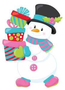 Christmas Snowman with Presents