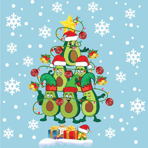 Christmas Avocado Christmas Tree