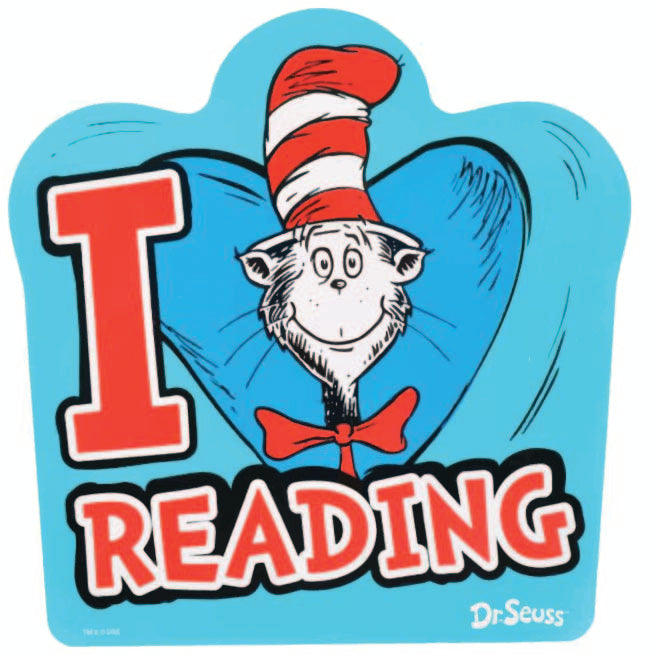 Dr. Seuss I Love Reading – Blue Water Vinyl & Gifts