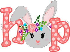 Easter Hop Girl Bunny