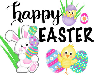 Happy Easter with Clipart