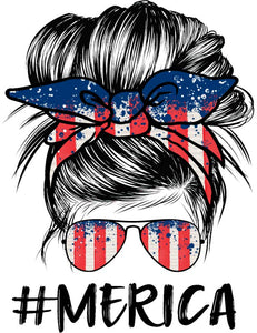 Messy Bun #Merica