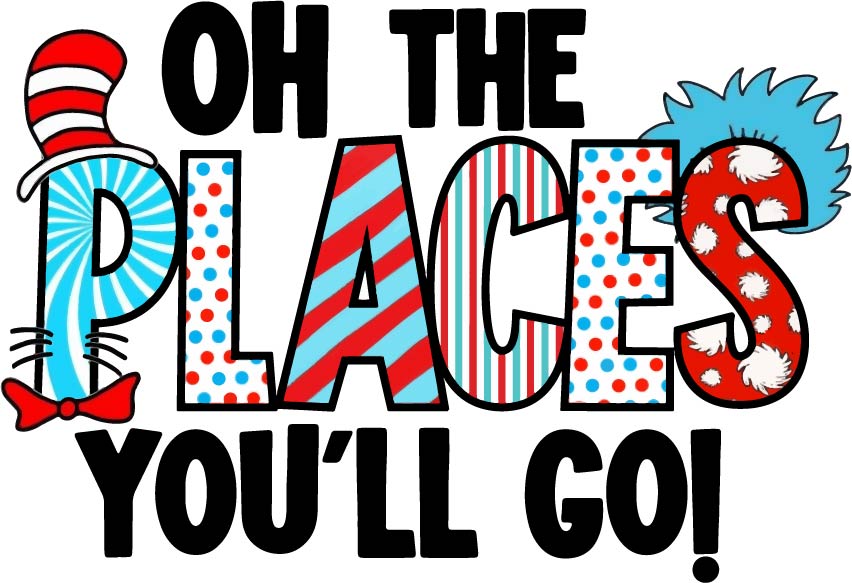 Dr. Seuss Oh The Places You'll Go