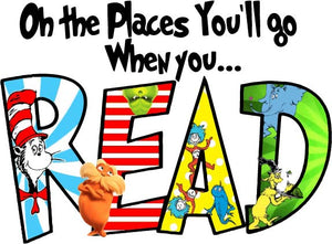 Dr. Seuss Oh The Places You'll Go When You Read